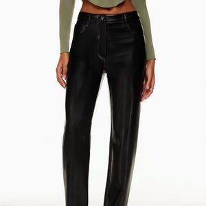 Aritzia Wilfred Melina Vegan Leather Pant